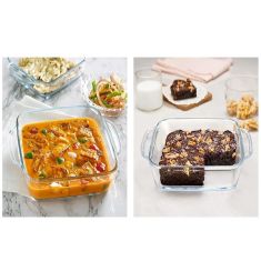 Borosil | Square Baking Dish with Handle