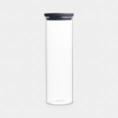 Brabantia | Stackable Jar| Glass | Dark Gray