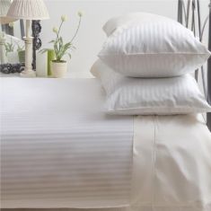 Mibera | Striped Saten Bed Sheet | 270x300 cm