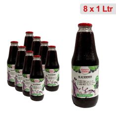 Victoria Garden | Blackberry Natural  Juice  | 8 X 1Ltr