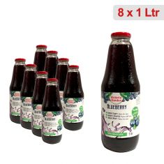 Victoria Garden | Blueberry Natural  Juice | 8 x 1Ltr 