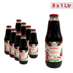Victoria Garden | Pomegranate Natural  Juice | 8 X 1Ltr