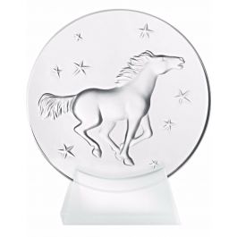 Kazak Horse Paperweight Clear 10330300 mint in box Lalique Crystal Brand New 